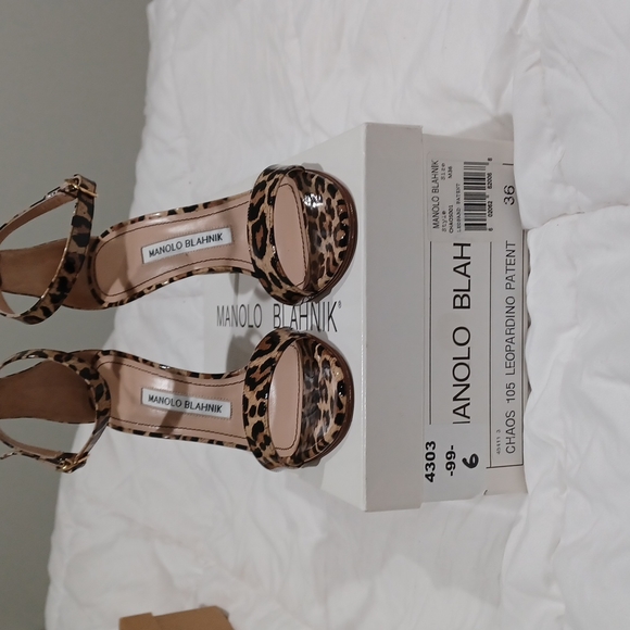 Chaos leopard patent leather heels - Picture 4 of 7